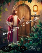 Jesus Christ knocking at the door 8X10 signed by the artist ready-to-frame, - $19.80