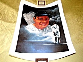 Babe Ruth The Yankees Bambino Artist Robert Stephen Simon Signed Auto L/E Litho - £118.69 GBP