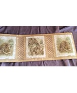 Wall Paper Border Elephants Lions Babies Vymura 49-543 Natural Colors Te... - £18.32 GBP