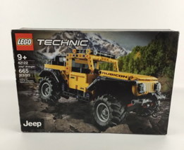 Lego Technic Jeep Wrangler 42122 Building Toy Vehicle Rubicon Yellow Roc... - £140.13 GBP