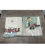 Vintage 1999 Paul Dini’s Jingle Belle T Shirt Graphitti Design XL Christ... - $37.46