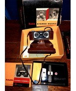 Kodak 35mm Stereo Camera &amp; 3D Viewer w/ many slides of 1956 Rose Parade ... - $201.60 CAD