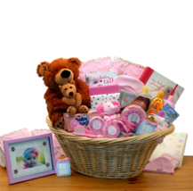 Deluxe Welcome Home Precious Baby Basket-Pink - Baby Bath Set - Baby Girl Gifts - £111.55 GBP