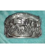 Vtg 1984 Commemorative American Fire Fighter Belt Buckle Arroyo Grande  Co - €16,37 EUR