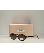 Miu Miu Regard Oval Sunglasses Brown - SMU 04Z  - $199.99