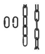 Garini 6ft Industrial Black Metal Light Fixture Chain Pendant Chandelier - €11,10 EUR Garini 6ft Industrial Black Metal Light Fixture Chain Pendant Chandelier - €11,10 EUR