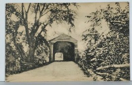 MA Sheffield Massachusetts Covered Bridge over Housatonic River Postcard K8 - £6.35 GBP