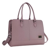 MOSISO Women Laptop Tote Bag (15-16 inch) 3 Layer Compartments, Purple - £68.33 GBP
