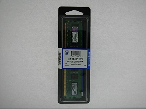 2GB PC2-5300E ECC Unbuffered DDR2 667 CL5 Server Memory KINGSTON KVR667D2E5/2G - $34.64