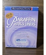 Remington Paraffin Wax And Liners PW-300 - (2) 1 Pound Wax Blocks - 30 L... - $466.73 MXN