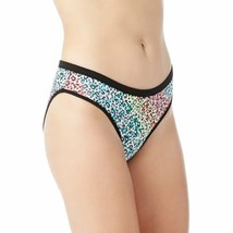 No Boundaries Women&#39;s Cotton Bikini Panties Size SMALL Neon Animal Print New - £8.22 GBP