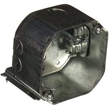 Hubbell Raco 4 in. Octagon Box, Drawn, 2-1/8 in. Deep, Two 1/2 in. KO&#39;s ... - $32.29 CAD