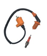 Performance Racing Coil + Spark Plug GY6 4 Stroke 50cc 80cc 100cc Scoote... - $126.44 MXN