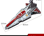 High-Tech Moc Venator Attack Cruiser Fighter Destroyer Brick Technical M... - £61.13 GBP