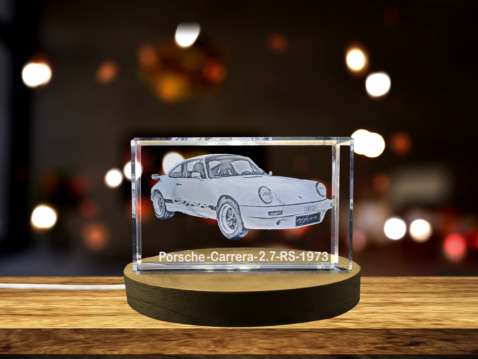 LED Base included | Racing Heritage Perfected: Porsche Carrera 2.7 RS (1973)