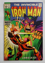 MID/HIGH GRADE 1969 Invincible Iron Man 11 by Marvel Comics:Silver Age 12¢ cover - £25.13 GBP
