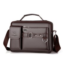 Shoulder bag men&#39;s diagonal bag men&#39;s casual handbag business single shoulder cr - £39.36 GBP
