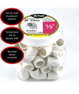 1/2 in. PVC Sch 40 90-Degree Elbow Pro Pack (30-Pack) - $39.84 CAD