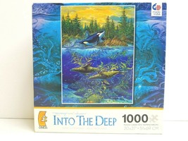 Robert Lyn Nelson Into The Deep 1000 Pc Ceaco Puzzle Ocean Aquatic Marin... - £22.12 GBP