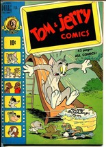 Tom &amp; Jerry #67 1950-Dell-MGM Cartoons-Barney Bear-Benny Burro-FN+ - $58.20