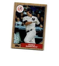 2017 Topps Gary Sanchez 1987 Topps Silver Pack Chrome #87-GS - New York Yankees - £1.56 GBP
