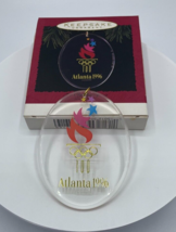 Olympics Atlanta Torch Hallmark Christmas Ornament 1996 Vintage  - $4.74