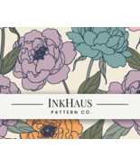 Peonies Seamless Pattern - Multicolor Flower Digital Download - €5,15 EUR