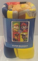 Paw Patrol 62&quot; by 90&quot; Micro Raschel Throw Blanket - $443.41 MXN