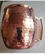 Hammered Copper Moscow Mule Beer Mug Core Home 16 oz, India - £12.73 GBP