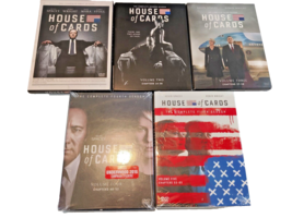 House of Cards Series, Seasons 1 - 5 (DVD), Excellent-Seasons 4 and 5 Sealed New - £39.73 GBP