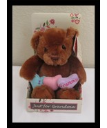 Gund Bear - Just For Grandma Plush Bear Grammy 6&quot; - $272.26 MXN