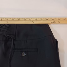 Harve Bernard Women's 1/4 Front Button Back Laces Pull-On Black Skirt Size 14P image 11
