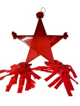 Authentic Saipan Christmas Festival Parol Ornament Used Red - $29.70