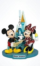 Disney World Parks 2018 Magic Kingdom 3D Mickey &amp; Minnie Ornament - £38.65 GBP