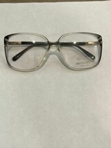 VTG New Europa Marcus Model Translucent Gray &amp; Gold Plastic Glasses 56-1... - $25.00