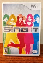 Nintendo Wii Disney Sing It Complete Video Game With Manual Tested/Works - £5.39 GBP