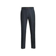 Men Renoir Suit Super 140 Wool Side Vent Slim Fit English Plaid 559-3 Navy Blue image 8