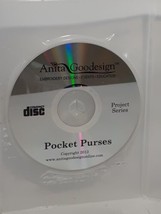 Anita Goodesign Embroidery Machine Design CD, POCKET PURSES - $9.70