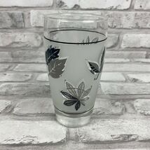 Vintage Libbey Silver Leaf Glasses Cocktail Frosted Tumblers 6 Available - $7.71