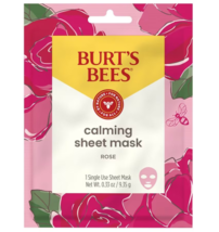 Burt&#39;s Bees Calming Sheet Mask with Rose 0.33oz - £18.86 GBP