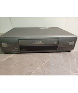 Toshiba M-635 4 Head VHS Player VCR Pro Drum  Parts Only Powers On NO Re... - £11.66 GBP