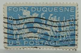 Vintage Stamps American America Usa States 4 C Cent Fort Duquesne Stamp X1 B26 - £1.35 GBP