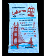 San Francisco Tea Towel 100% Natural Cotton Cavallini Golden Gate Bridge... - $365.30 MXN