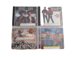 Lot of 4 Brooks &amp; Dunn CD&#39;s -Brand New Man Borderline Waiting Sundown Ti... - $213.98 MXN