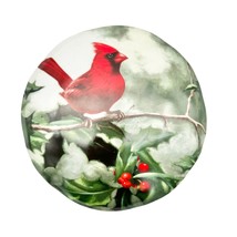 Hautman Bros Collection Christmas Cardinal in Holly China Dish with Lid - £14.77 GBP