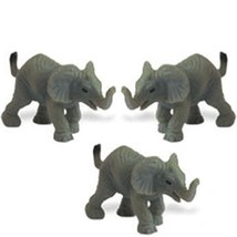 Baby Elephant 3 Toy Game Pieces SL340222 Micro-mini Doll House Shoppe Miniature - £3.59 GBP
