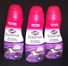 3 Scentiva In Wash Scent Booster Fabric Softener Tuscan Lavender Lot 9.7 oz Lot3 - £31.87 GBP