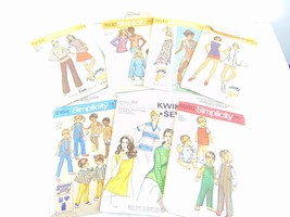 Vintage 1970's Simplicity & Kwik Sew Clothing Patterns - £19.73 GBP