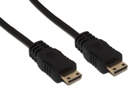 1.5Ft High-Speed Mini-Hdmi To Mini-Hdmi W/Ethernet 30 Awg Cable - £15.17 GBP