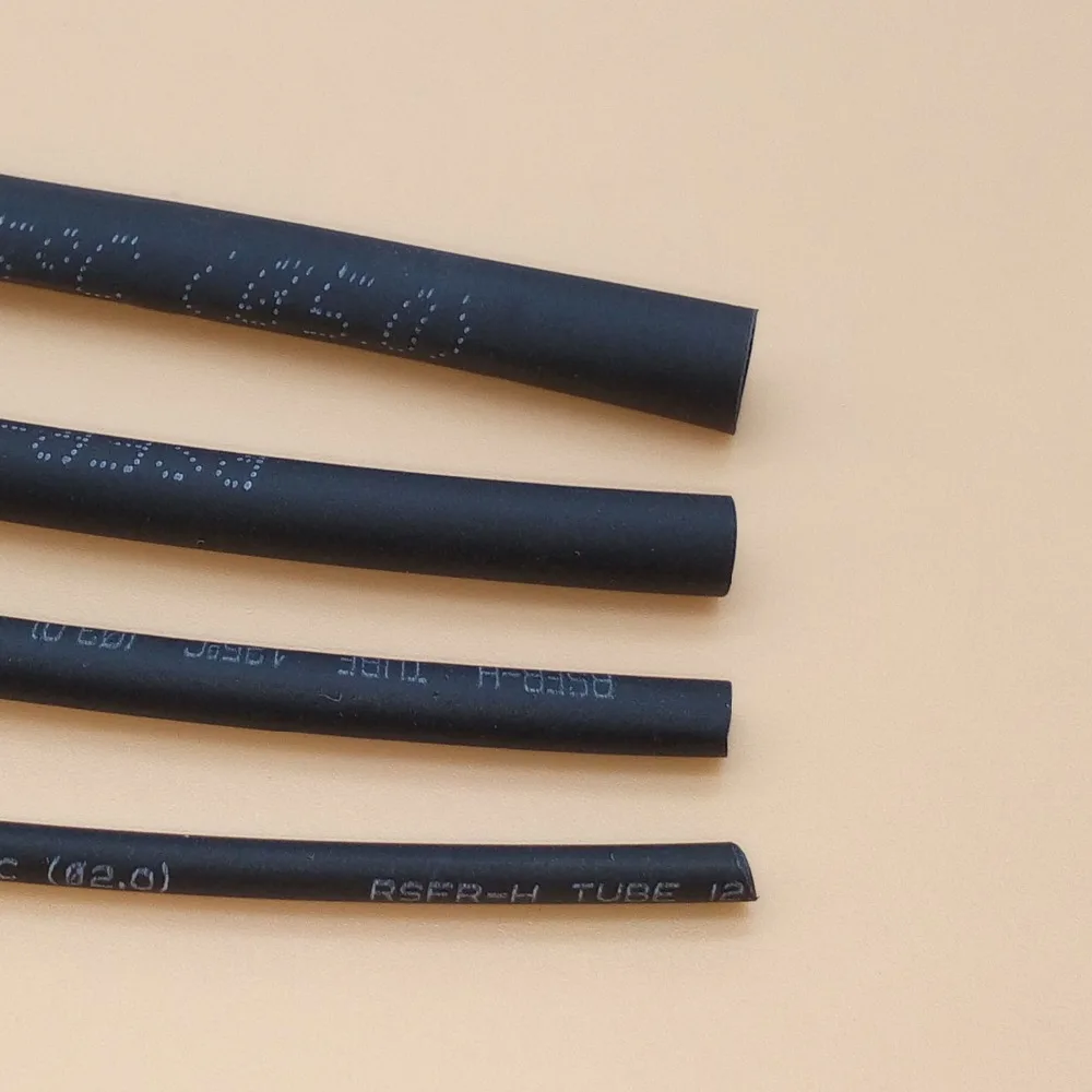 1meter 1mm 2mm am 4mm 5mm 6mm 8mm 10mm heat shrink tubing shrinkable tube black wire thumb200